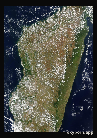 The Earth on 20 December 2001 · Madagascar