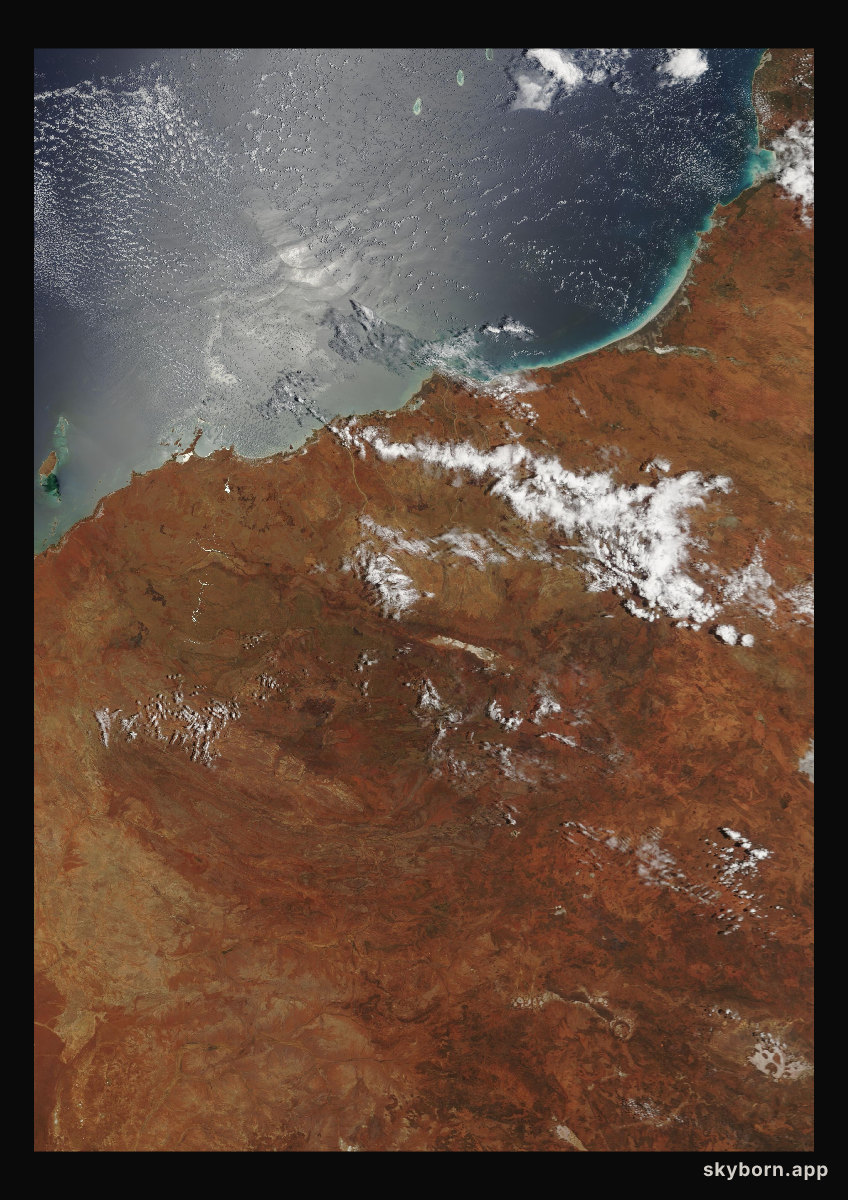 The Earth on 21 December 2001 · Pilbara, Western Australia