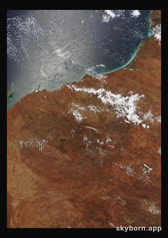 The Earth on 21 December 2001 · Pilbara, Western Australia