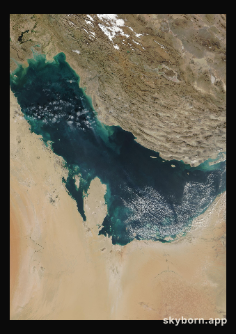 The Earth on 26 December 2001 · Persian Gulf