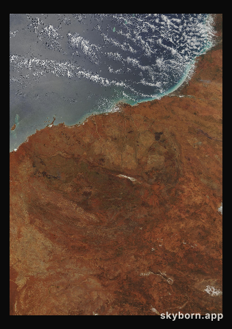The Earth on 28 December 2001 · Pilbara, Western Australia