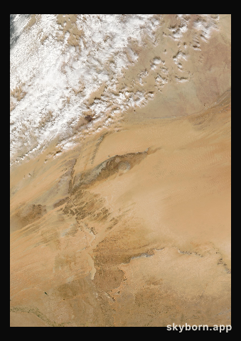 The Earth on 31 December 2001 · Eye of the Sahara, Mauritania