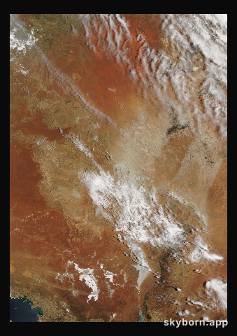 The Earth on 4 January 2002 · Lake Eyre, Australia