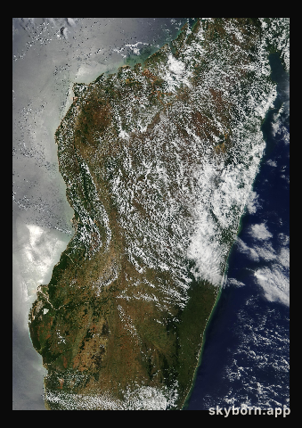 The Earth on 6 January 2002 · Madagascar