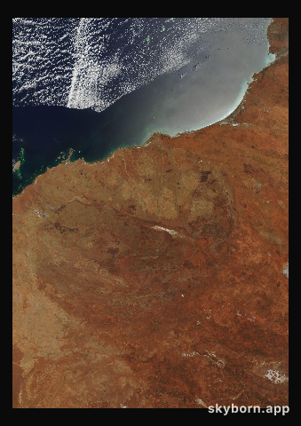 The Earth on 8 January 2002 · Pilbara, Western Australia