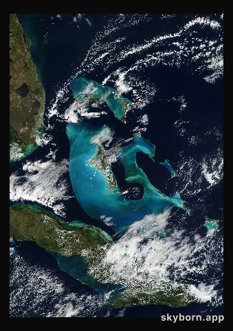 The Earth on 11 January 2002 · Bahamas