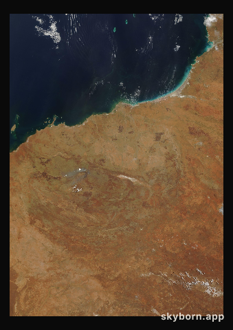 The Earth on 12 January 2002 · Pilbara, Western Australia