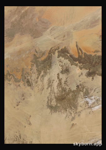 The Earth on 13 January 2002 · Sahara, Algeria