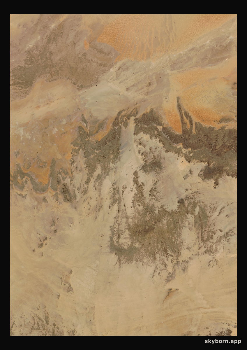 The Earth on 15 January 2002 · Sahara, Algeria