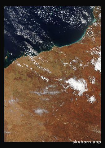 The Earth on 26 January 2002 · Pilbara, Western Australia