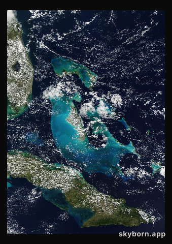 The Earth on 29 January 2002 · Bahamas