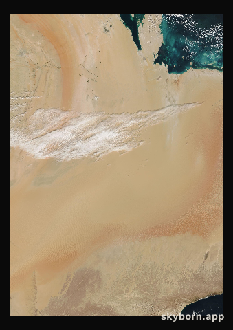 The Earth on 31 January 2002 · Empty Quarter, Arabia