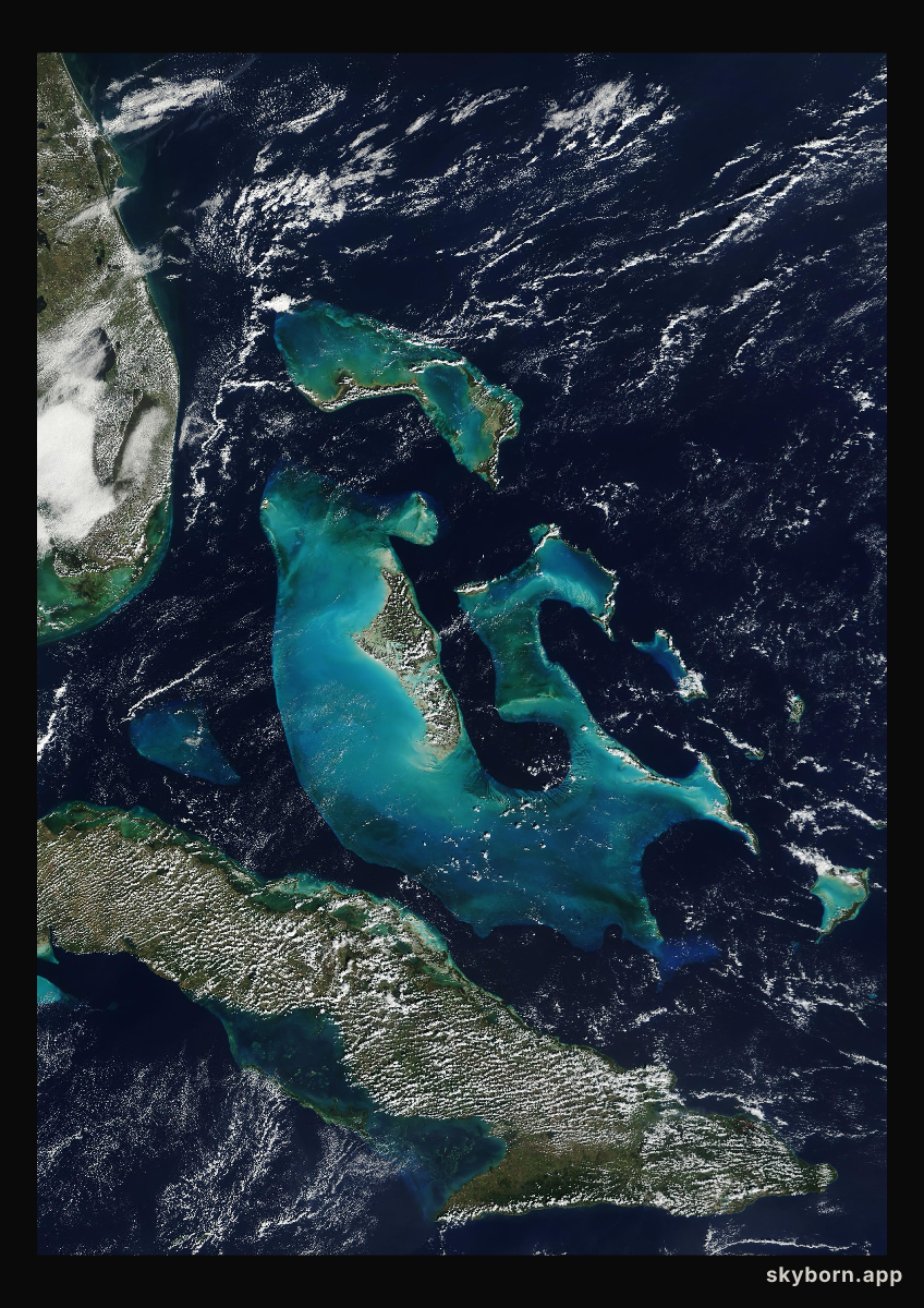 The Earth on 3 February 2002 · Bahamas