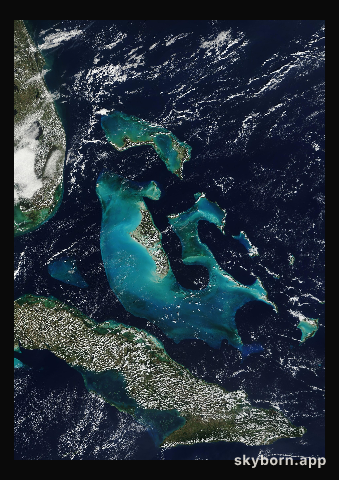 The Earth on 3 February 2002 · Bahamas