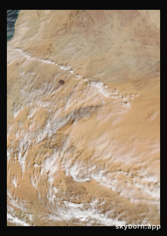 The Earth on 6 February 2002 · Eye of the Sahara, Mauritania