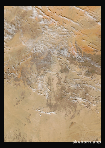 The Earth on 13 February 2002 · Sahara, Algeria