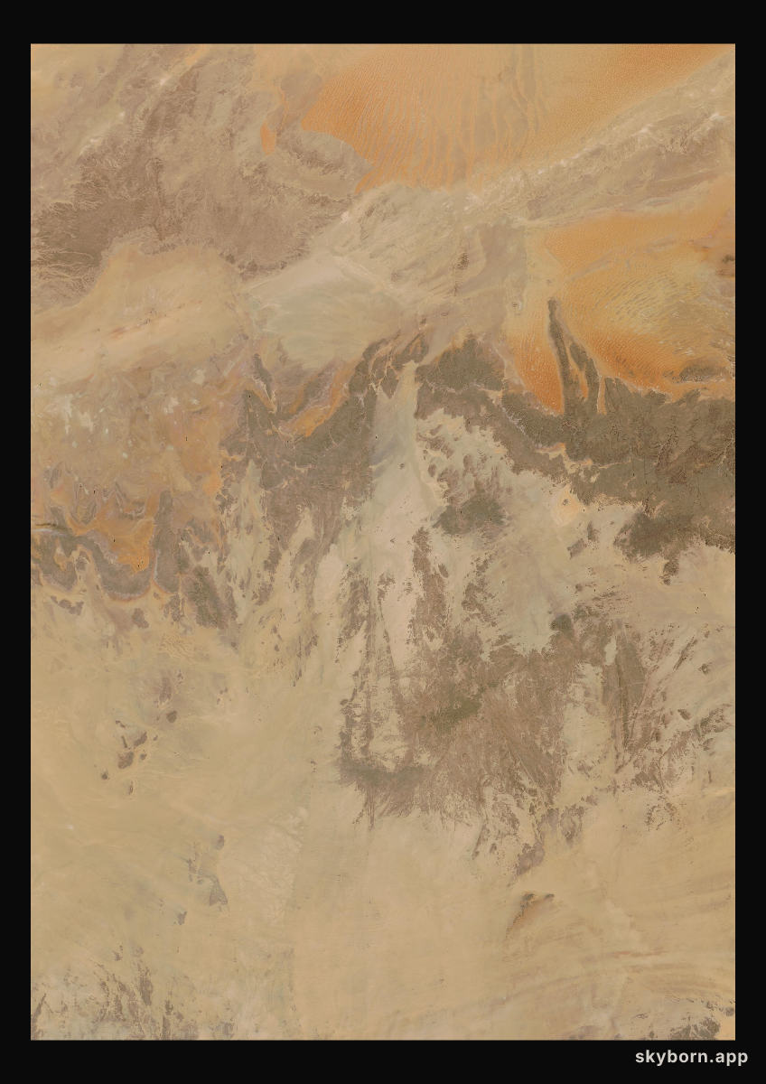 The Earth on 27 February 2002 · Sahara, Algeria