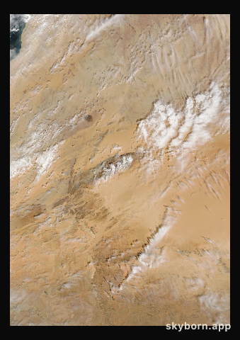 The Earth on 3 March 2002 · Eye of the Sahara, Mauritania