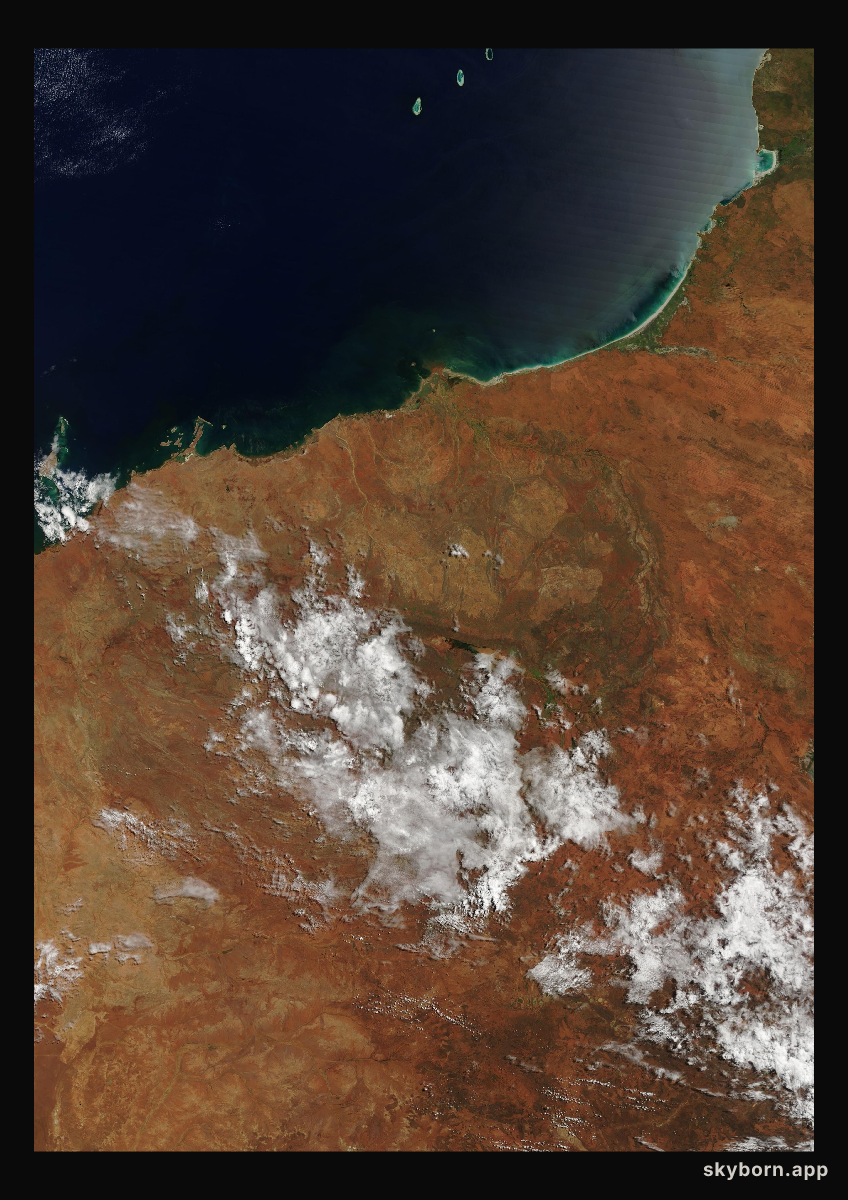 The Earth on 6 March 2002 · Pilbara, Western Australia