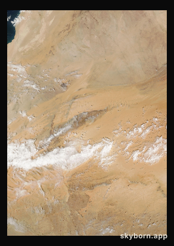 The Earth on 7 March 2002 · Eye of the Sahara, Mauritania