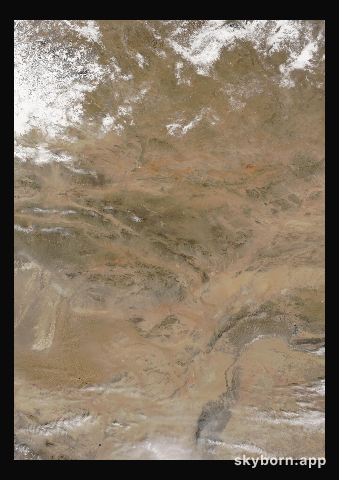 The Earth on 9 March 2002 · Gobi Desert