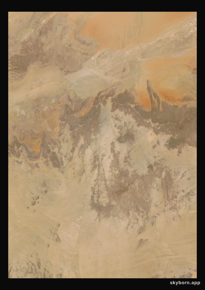 The Earth on 10 March 2002 · Sahara, Algeria