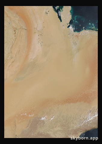 The Earth on 11 March 2002 · Empty Quarter, Arabia