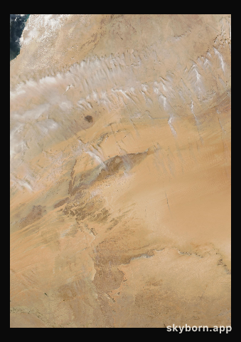 The Earth on 14 March 2002 · Eye of the Sahara, Mauritania
