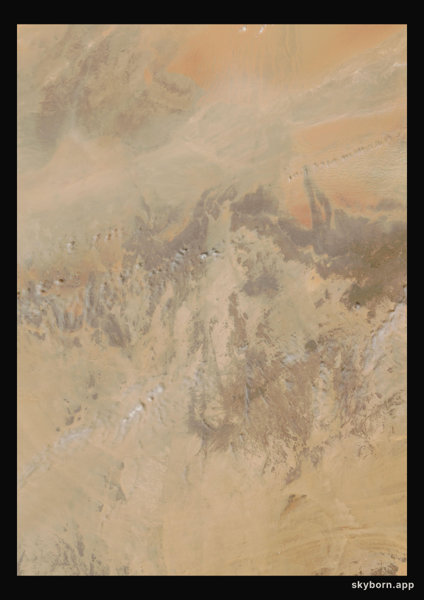 The Earth on 17 March 2002 · Sahara, Algeria