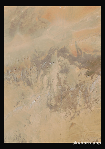 The Earth on 17 March 2002 · Sahara, Algeria