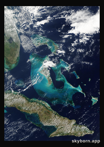 The Earth on 5 April 2002 · Bahamas