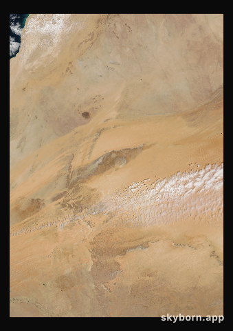 The Earth on 6 April 2002 · Eye of the Sahara, Mauritania