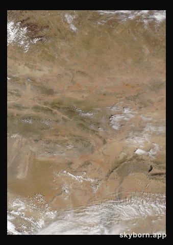 The Earth on 10 April 2002 · Gobi Desert