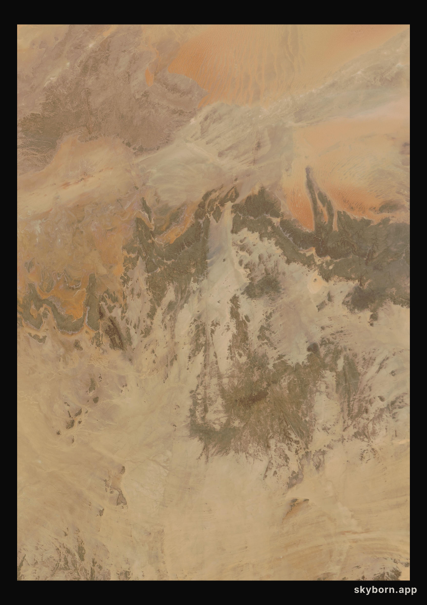 The Earth on 19 April 2002 · Sahara, Algeria