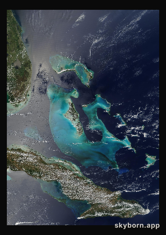 The Earth on 22 April 2002 · Bahamas