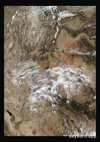 The Earth on 23 April 2002 · Colorado Plateau