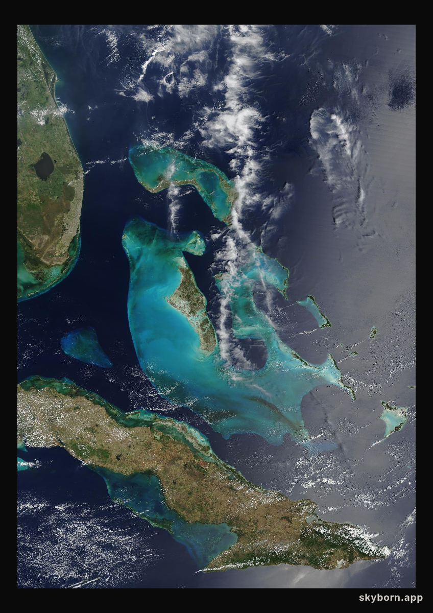 The Earth on 26 April 2002 · Bahamas