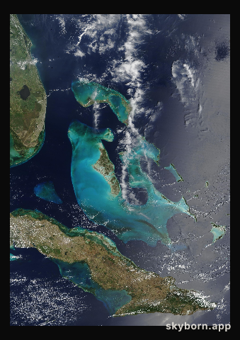 The Earth on 26 April 2002 · Bahamas