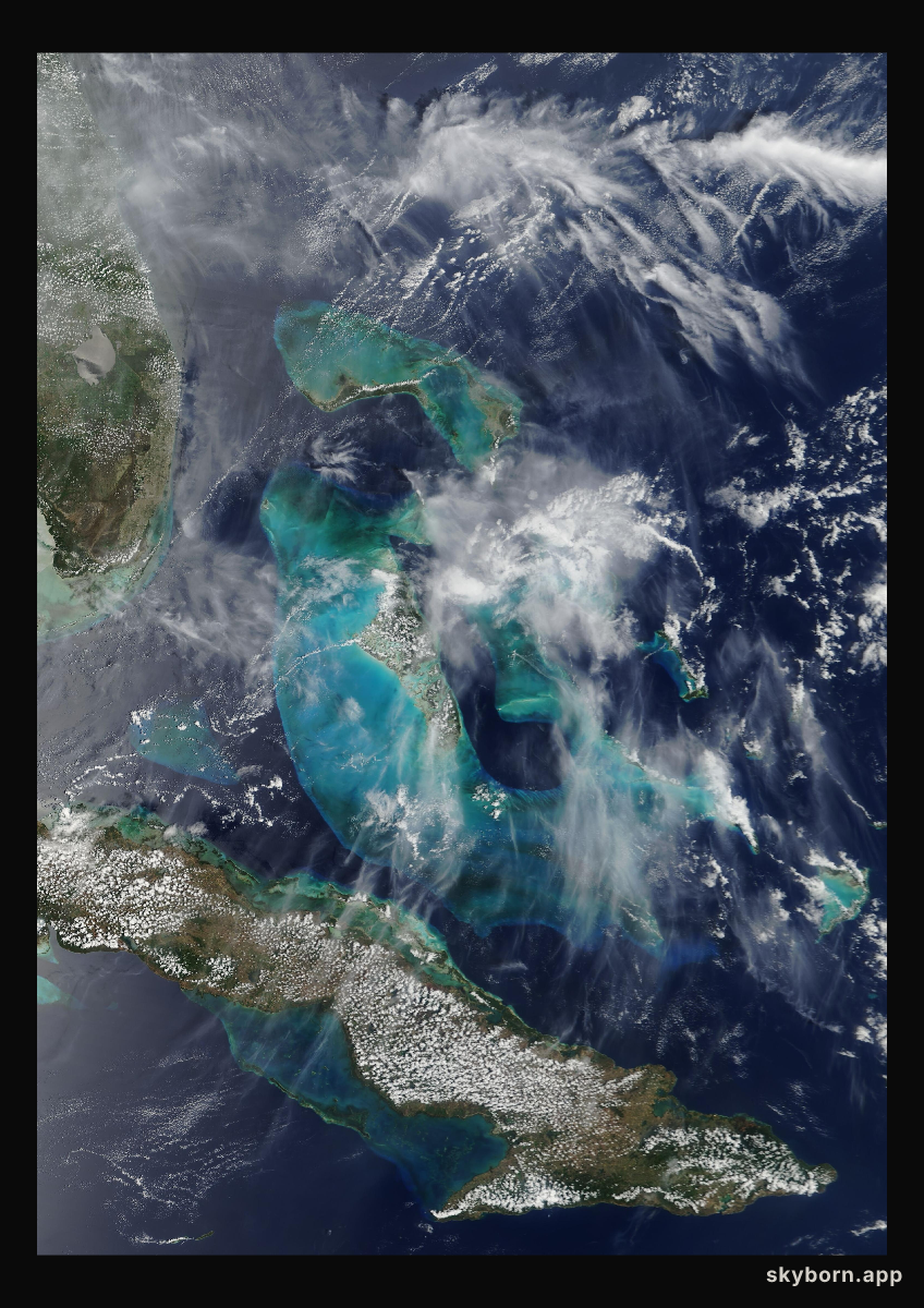 The Earth on 29 April 2002 · Bahamas