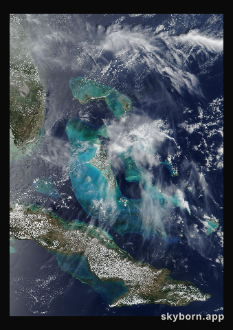 The Earth on 29 April 2002 · Bahamas