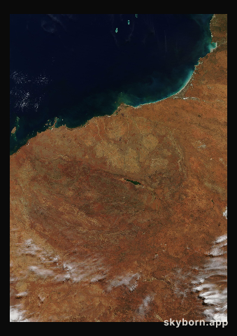 The Earth on 2 May 2002 · Pilbara, Western Australia