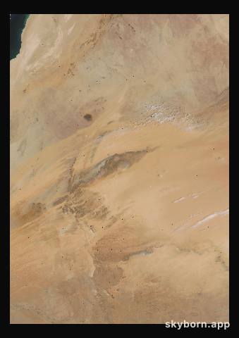 The Earth on 4 May 2002 · Eye of the Sahara, Mauritania
