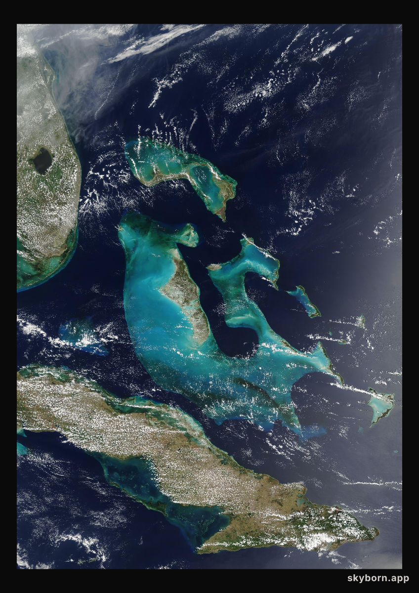 The Earth on 5 May 2002 · Bahamas