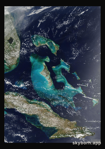 The Earth on 5 May 2002 · Bahamas