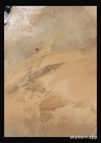 The Earth on 6 May 2002 · Eye of the Sahara, Mauritania