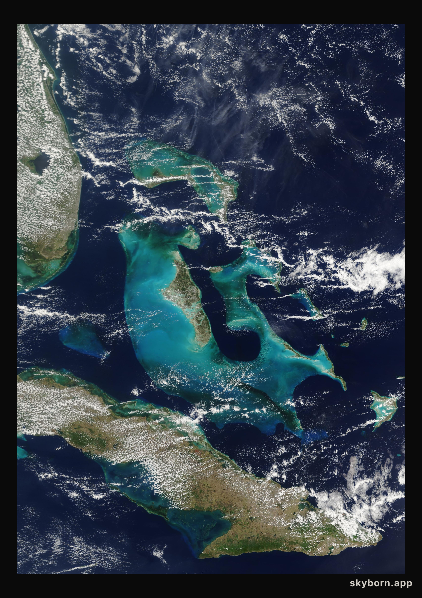 The Earth on 7 May 2002 · Bahamas