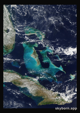 The Earth on 7 May 2002 · Bahamas
