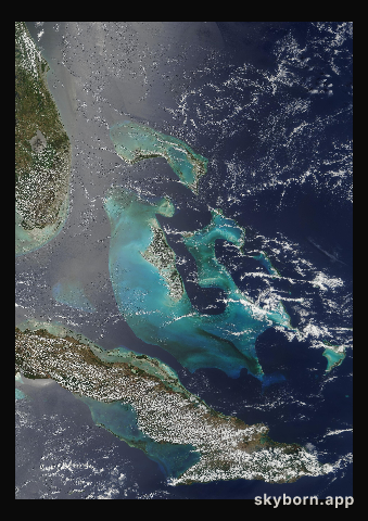 The Earth on 8 May 2002 · Bahamas