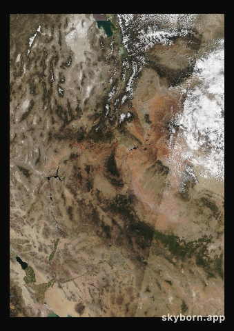 The Earth on 12 May 2002 · Colorado Plateau