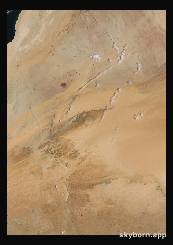 The Earth on 13 May 2002 · Eye of the Sahara, Mauritania